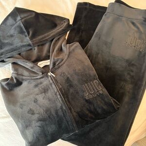 Juicy Couture Track Suit - Small (black)